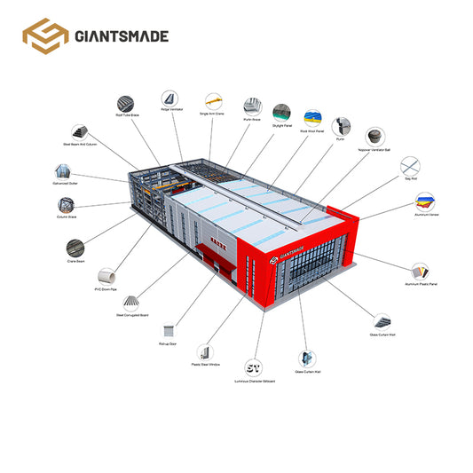 Steel Structure Workshop Prefabricated Steel Structure Storage Metal Building Kits